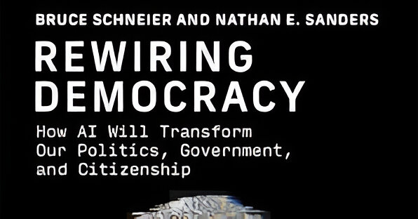 Book cover for Rewiring Democracy